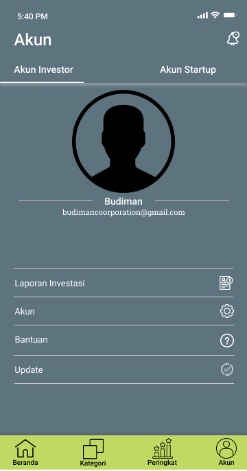 UI/UX Design StayUp