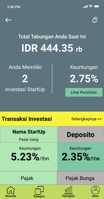 UI/UX Design StayUp