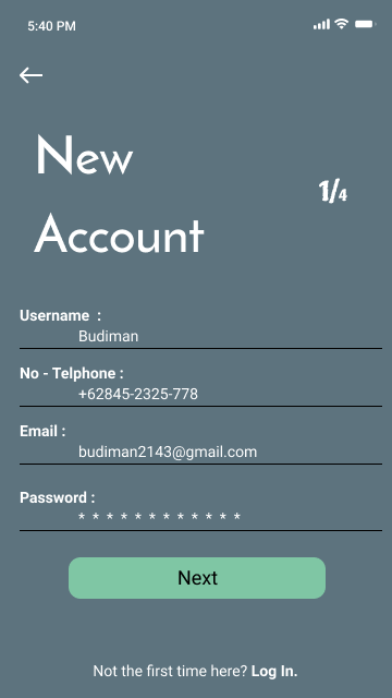 UI/UX Design StayUp
