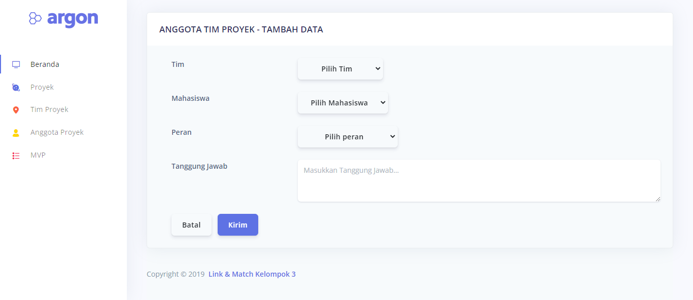 Link-Match Modul Project