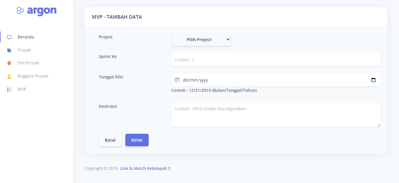 Link-Match Modul Project