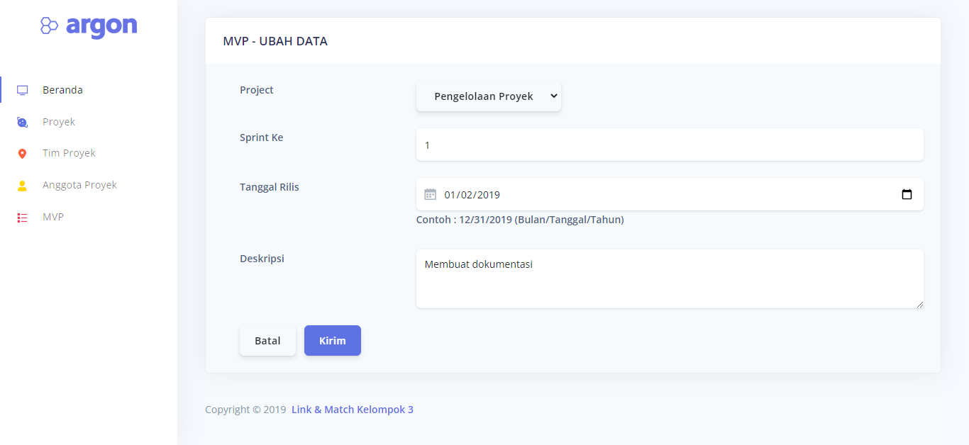 Link-Match Modul Project