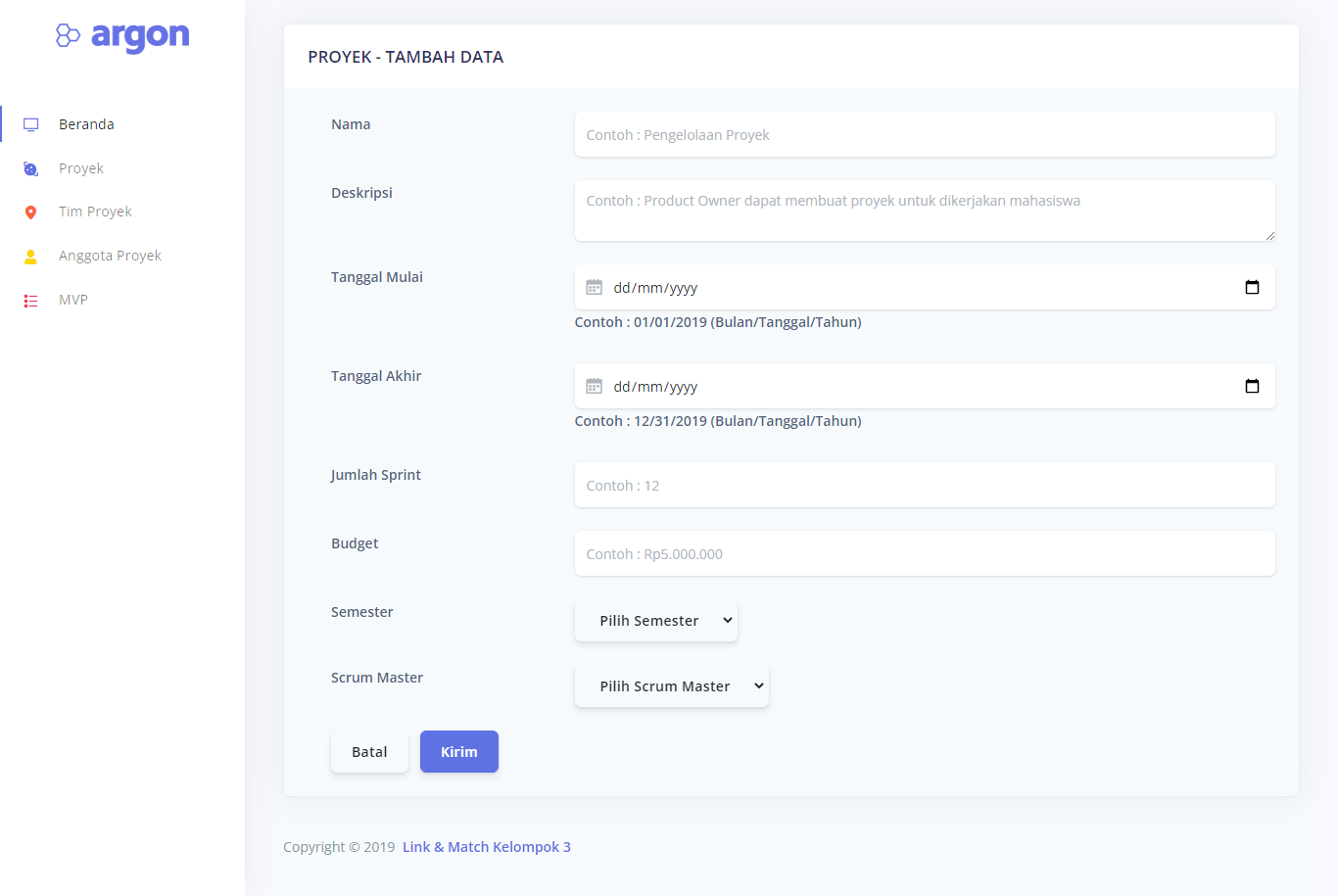 Link-Match Modul Project