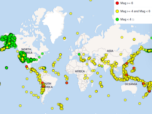 Visualisasi Gempa Bumi