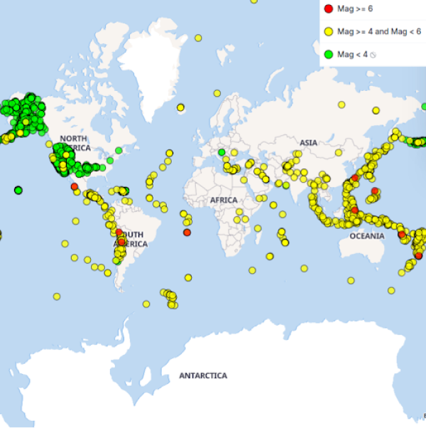 Visualisasi Gempa Bumi