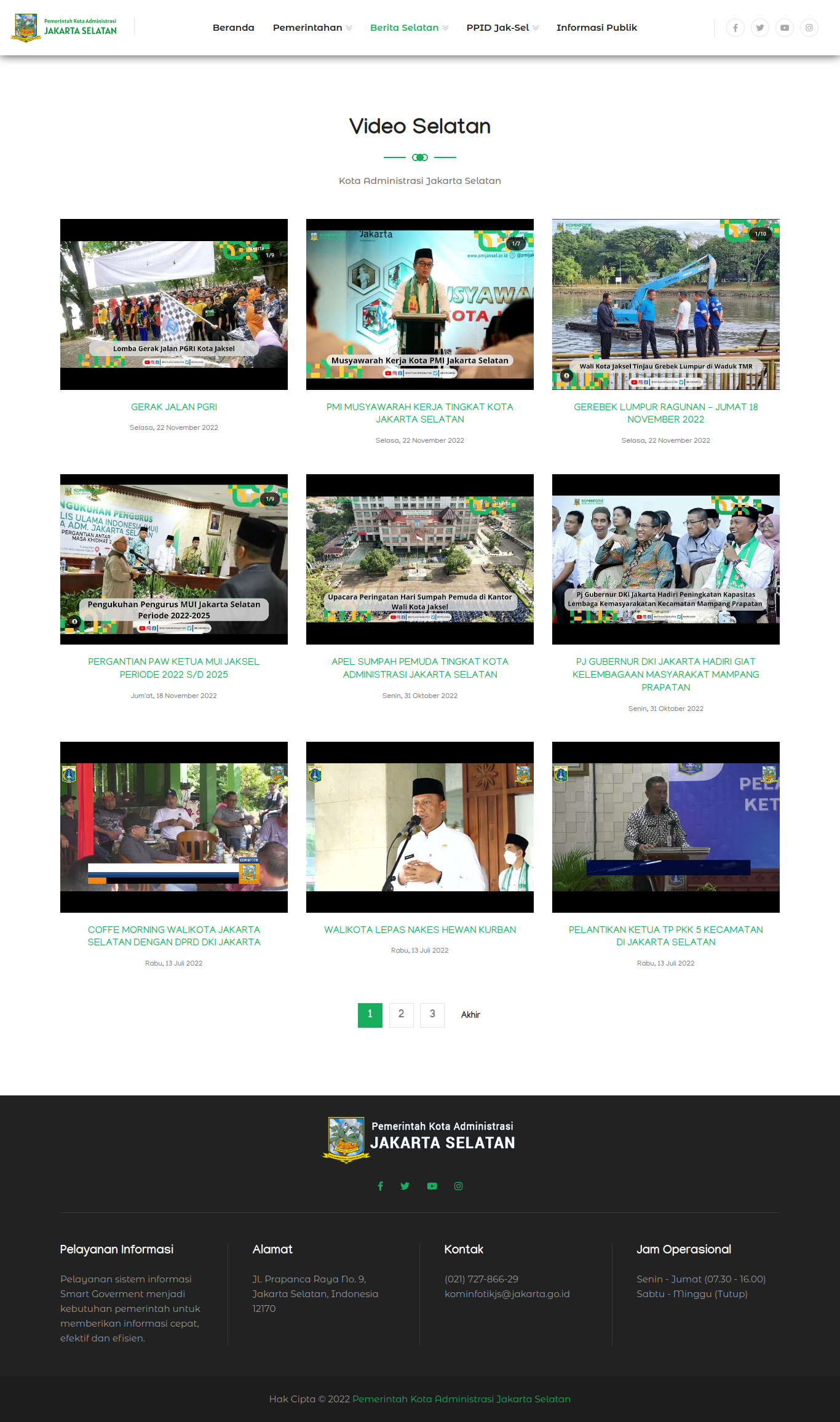 Situs Resmi Web Jakarta Selatan