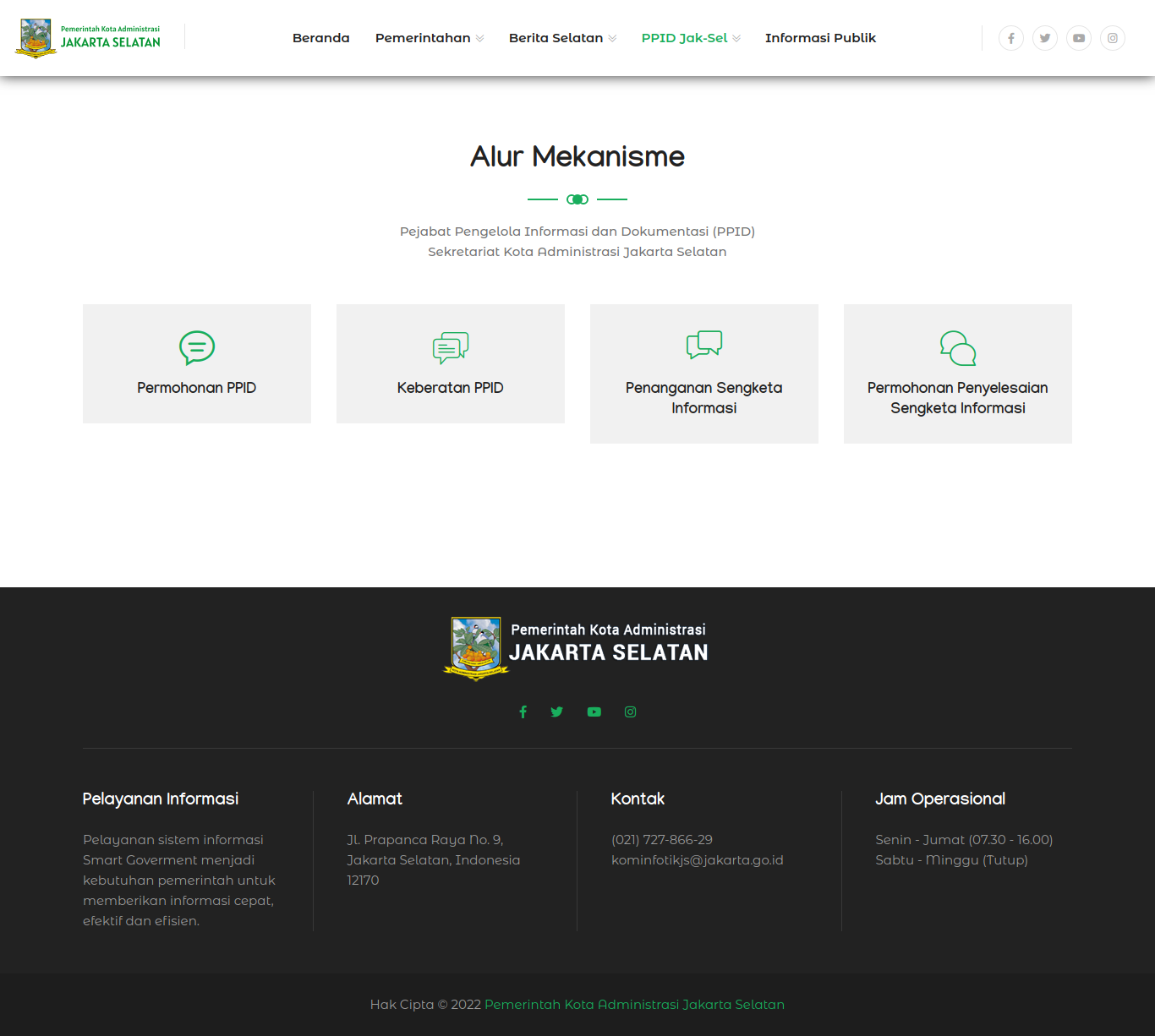Situs Resmi Web Jakarta Selatan