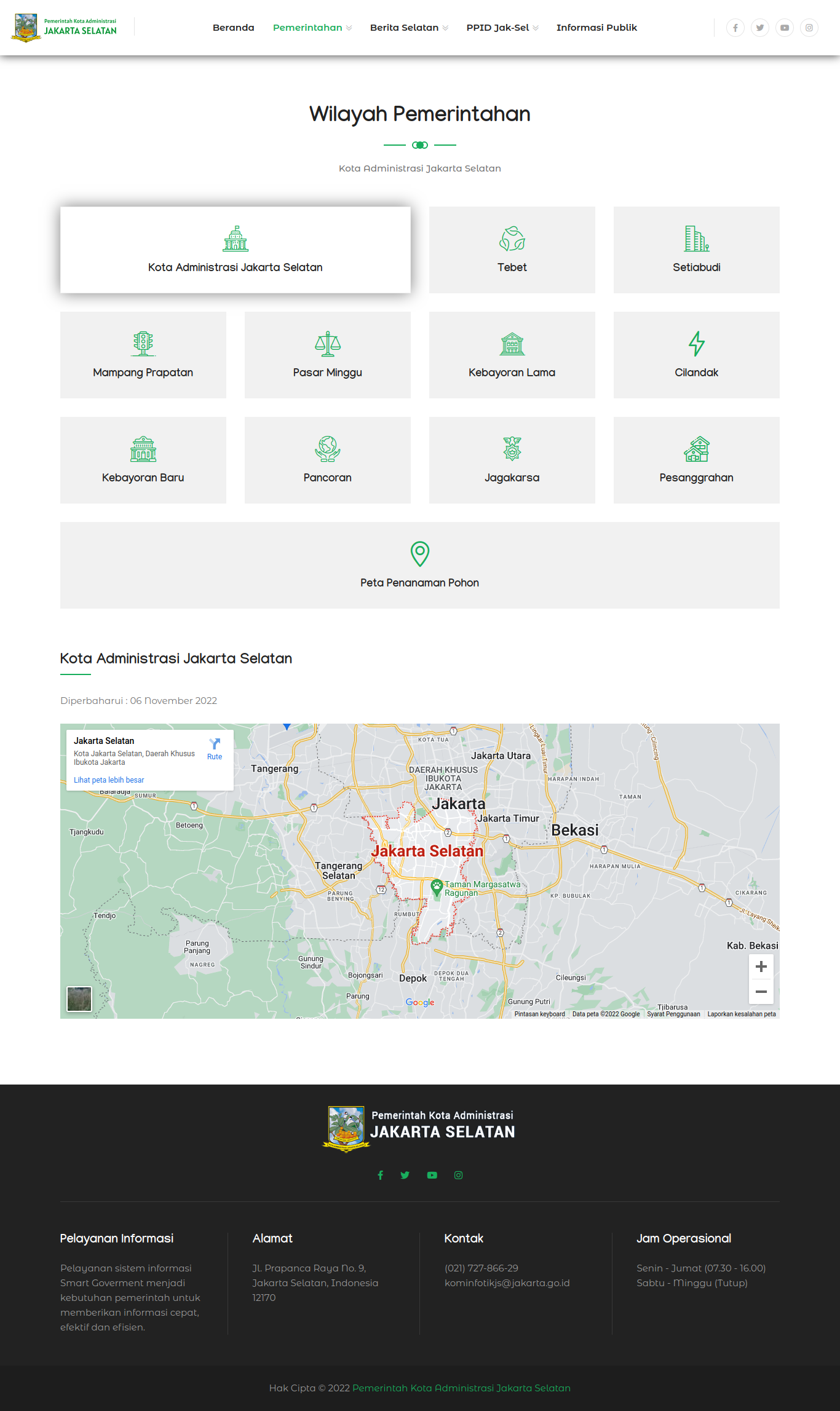 Situs Resmi Web Jakarta Selatan