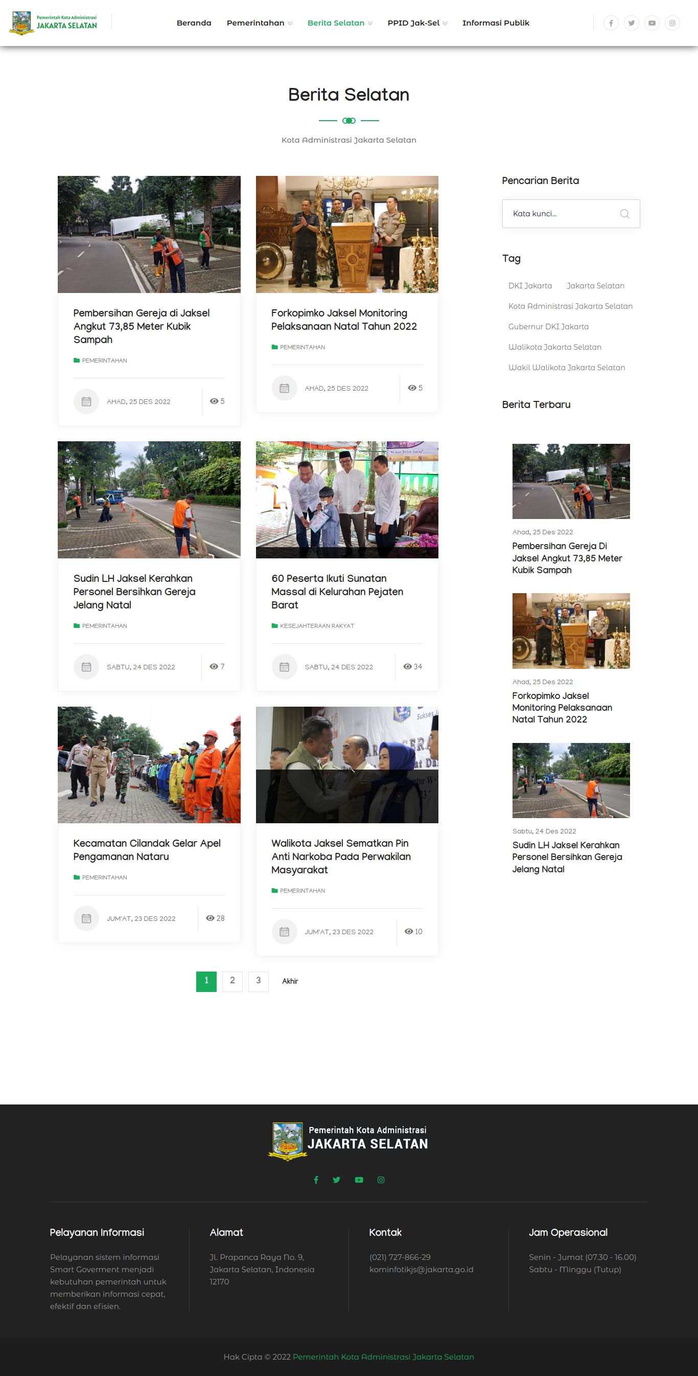 Situs Resmi Web Jakarta Selatan