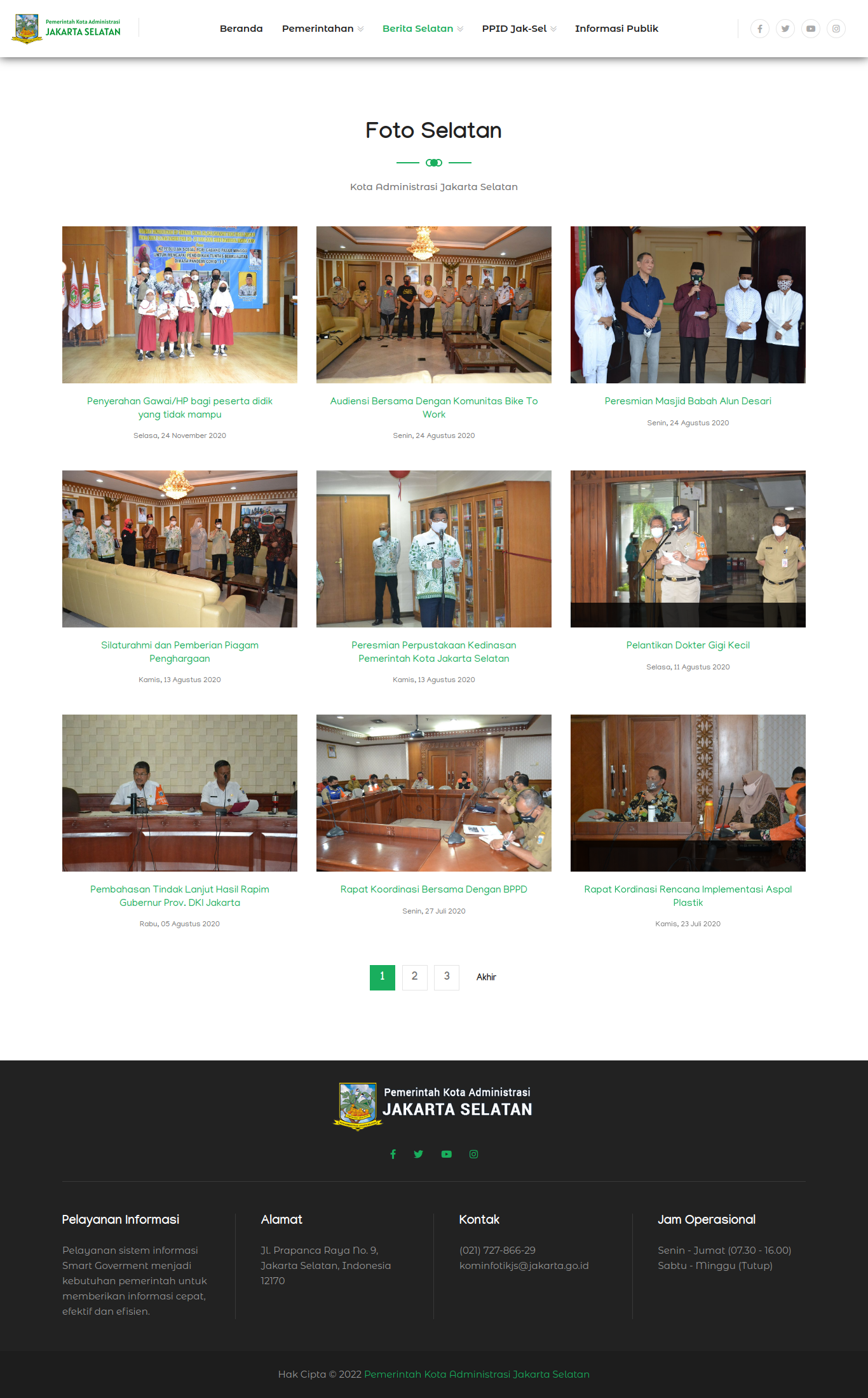 Situs Resmi Web Jakarta Selatan